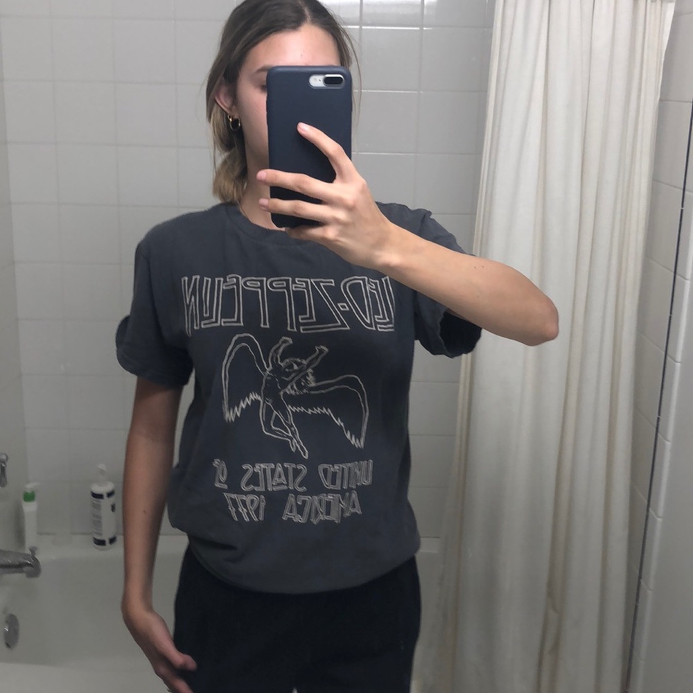 Brandy Melville band tee. One size, lightly worn